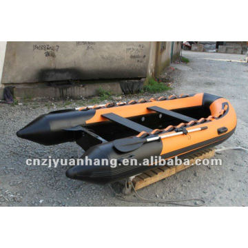 Popular rigid hull fiberglass inflatable boat 360 with CE